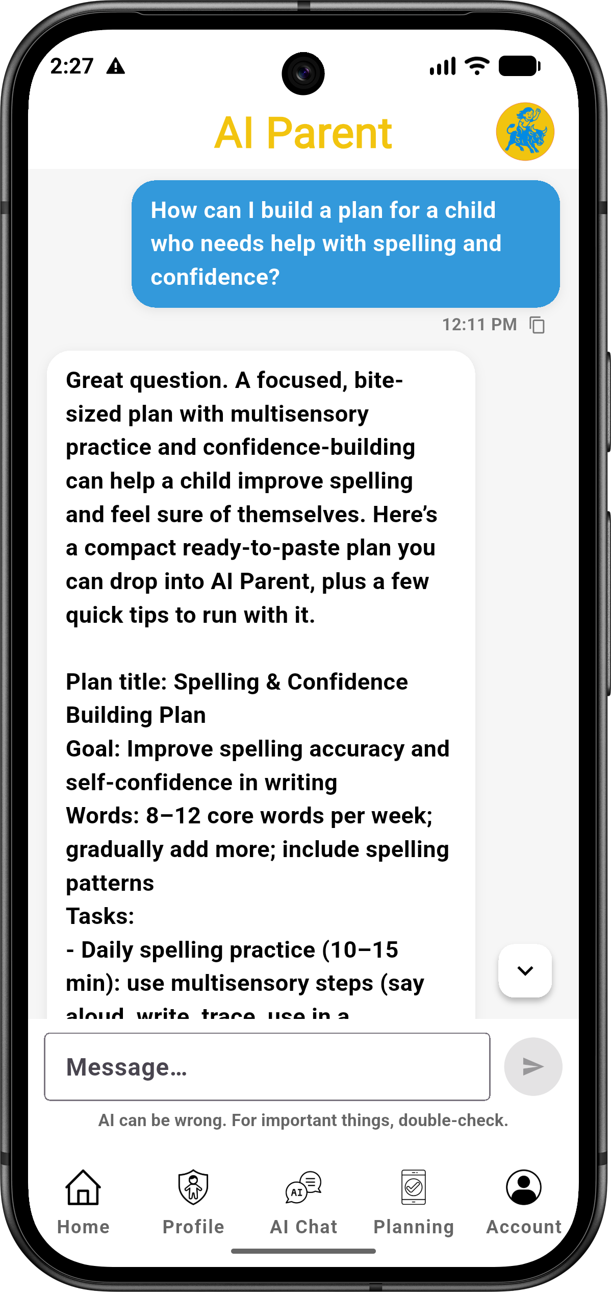 Chat with AI screenshot 1