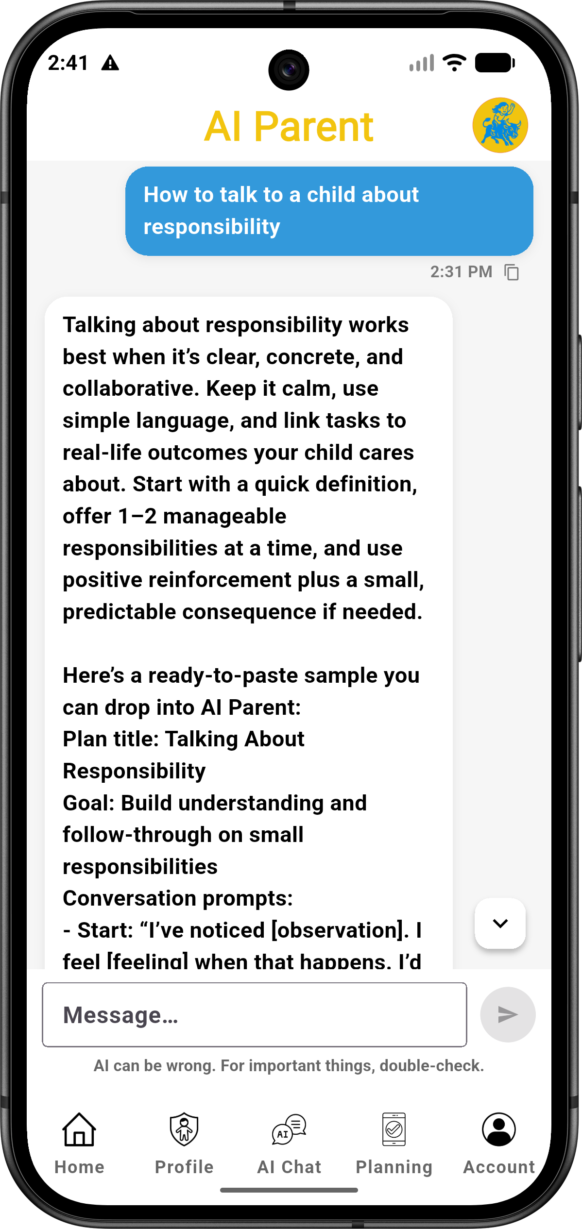 Chat with AI screenshot 3