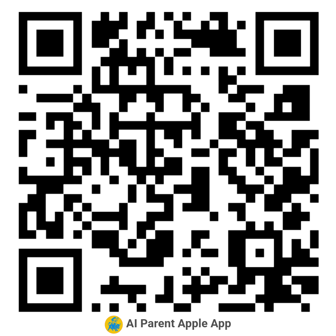 QR code to download AI Parent on the App Store